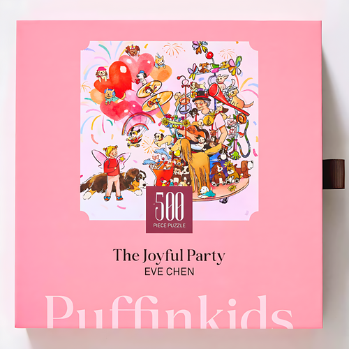 The Joyful Party | Puffinkids | 500 Piece Puzzle | Jigsaw Puzzle