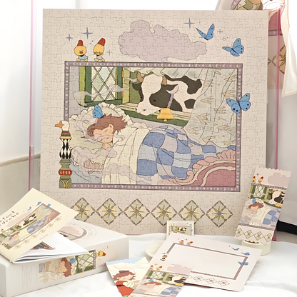 The Night She First Dreamed | Seren Art | 528 Piece Puzzle | Jigsaw Puzzle