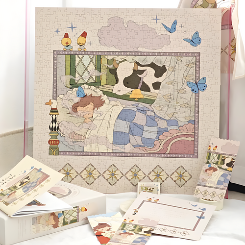The Night She First Dreamed | Seren Art | 528 Piece Puzzle | Jigsaw Puzzle