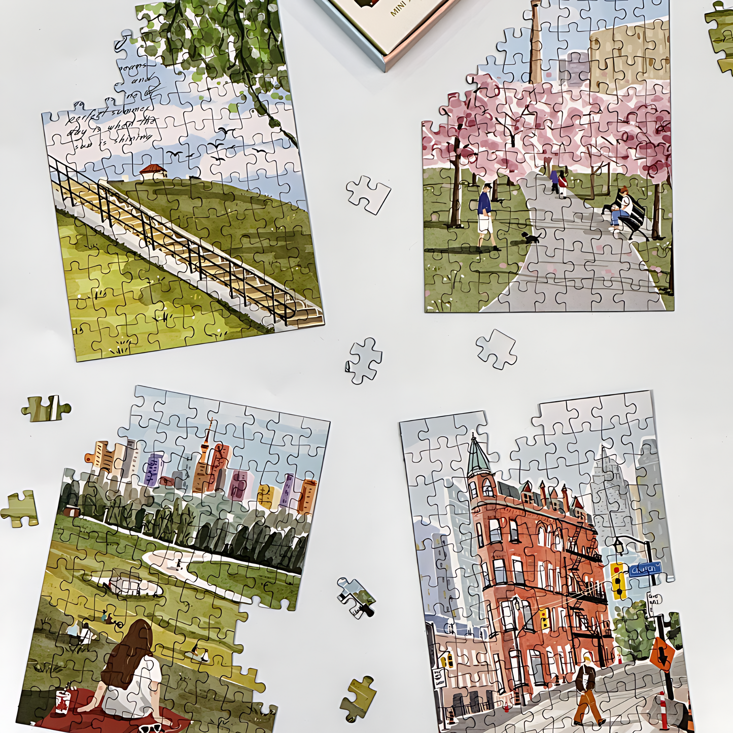 Trip to Toronto | Puffinkids | 6 in 1 Mini Puzzle | Jigsaw Puzzle