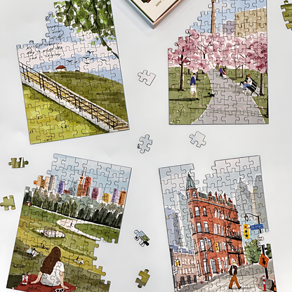 Trip to Toronto | Puffinkids | 6 in 1 Mini Puzzle | Jigsaw Puzzle