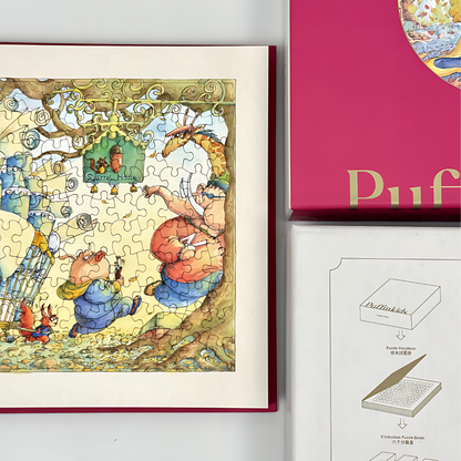 Wedding Storybook | Puffinkids | 6 in 1 Mini Puzzle Book Set | Jigsaw Puzzle