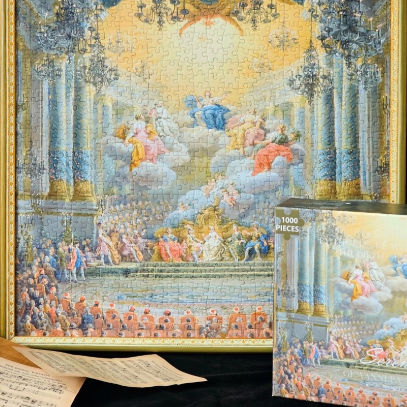 A Concert Given by the duc de Nivernais to mark the Birth of the Dauphin | Seren Art | 1000 Piece Puzzle | Jigsaw Puzzle - Mystery Matrix