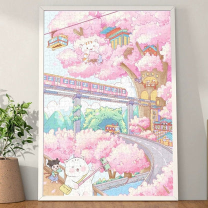 A Date In Chongqing | Gill & Lill | 1000 Piece Puzzle | Jigsaw Puzzle - Mystery Matrix