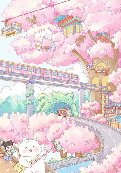 A Date In Chongqing | Gill & Lill | 1000 Piece Puzzle | Jigsaw Puzzle - Mystery Matrix