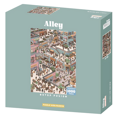 Alley | Botop Fusion | 1000 Piece Puzzle | Jigsaw Puzzle - Mystery Matrix