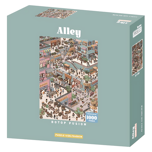 Alley | Botop Fusion | 1000 Piece Puzzle | Jigsaw Puzzle - Mystery Matrix