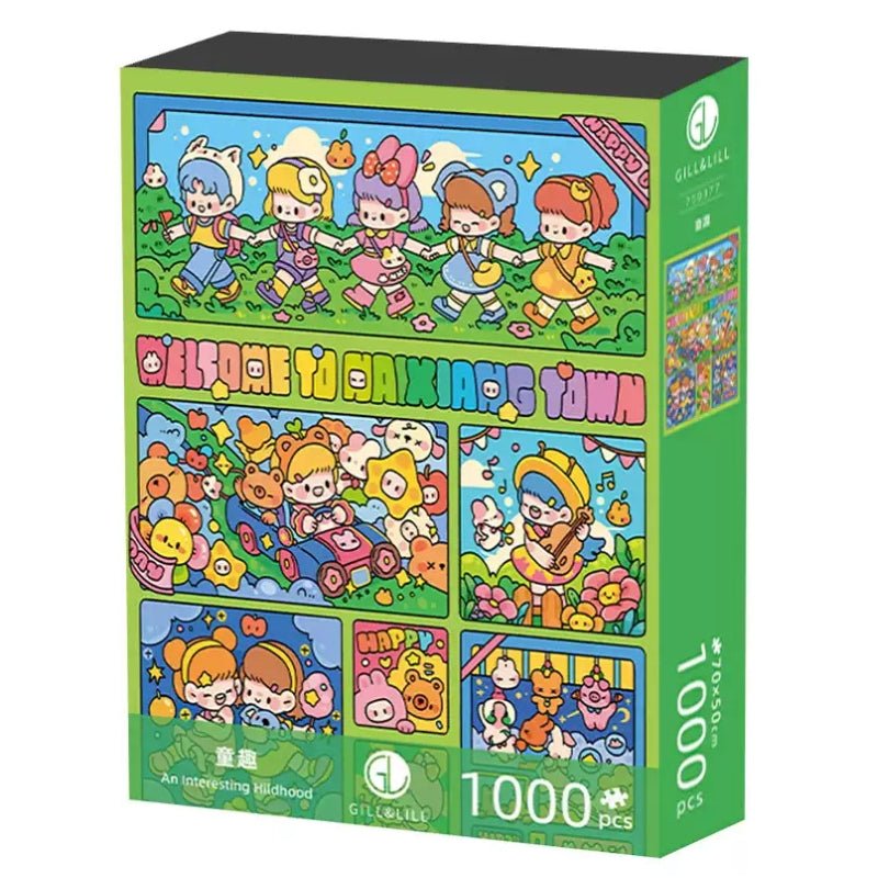 An Interesting Childhood | Gill & Lill | 1000 Piece Puzzle | Jigsaw Puzzle - Mystery Matrix