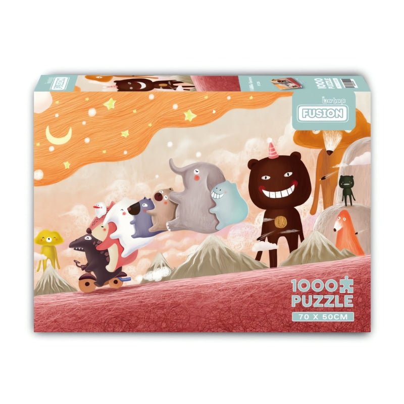 Animal Illustrations - Childlike Fun | Botop | 1000 Piece Puzzle | Jigsaw Puzzle - Mystery Matrix