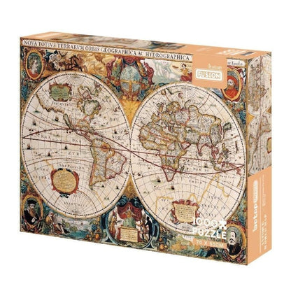 Antique World Map | Botop | 1000 Piece Puzzle | Jigsaw Puzzle - Mystery Matrix