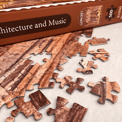 Architecture and Music | TKX | 500 Piece Puzzle | Jigsaw Puzzle - Mystery Matrix