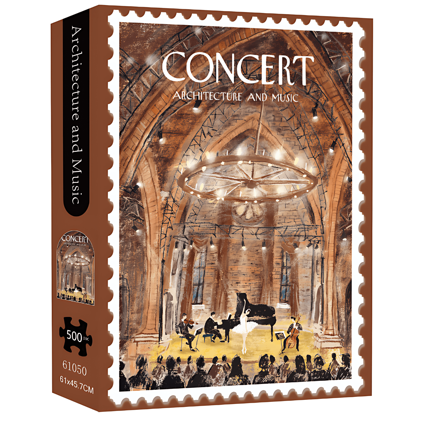 Architecture and Music | TKX | 500 Piece Puzzle | Jigsaw Puzzle - Mystery Matrix