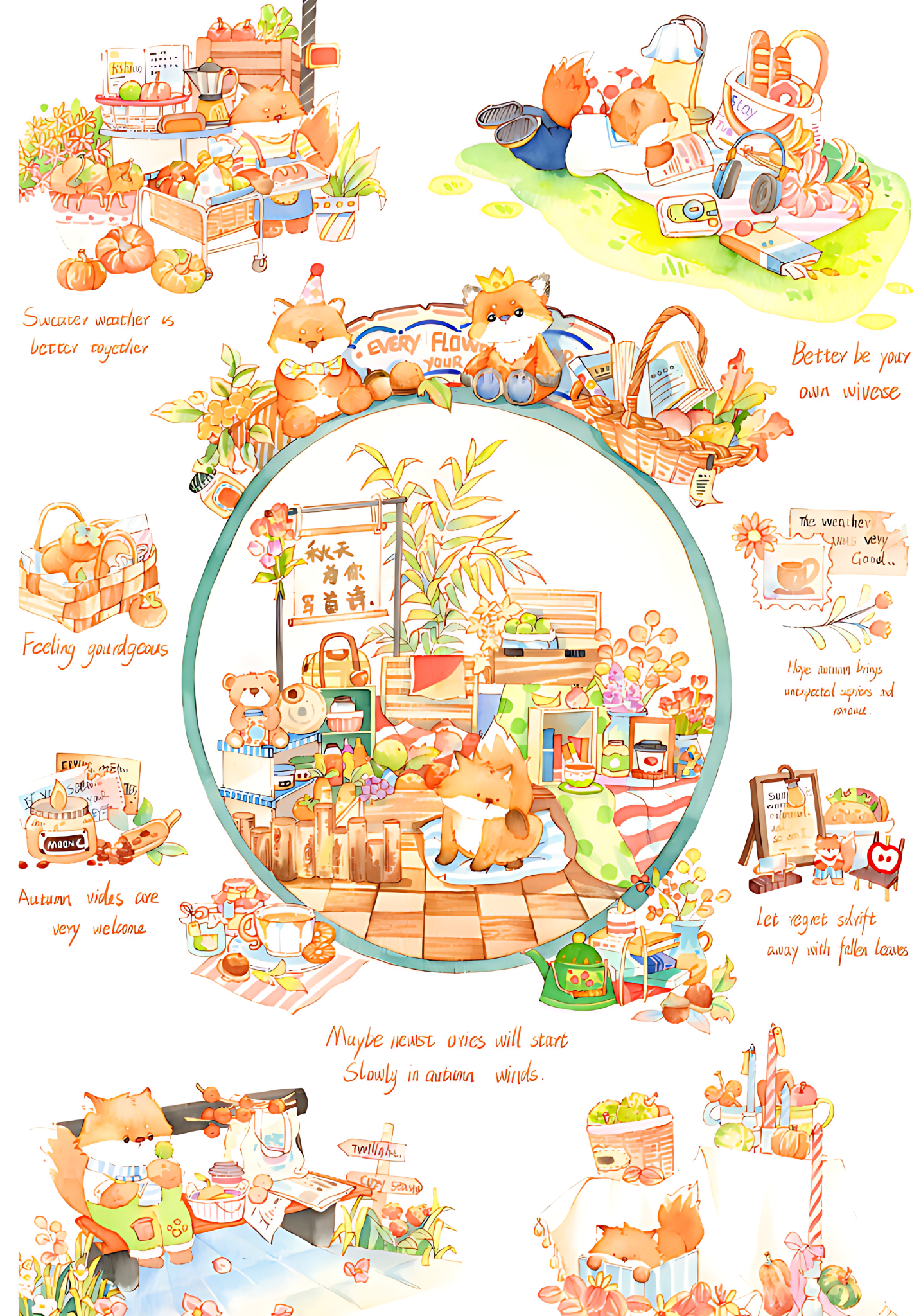 Autumn Meadow Market | Dreamer Puzzle | 1000 Piece Puzzle | Jigsaw Puzzle - Mystery Matrix