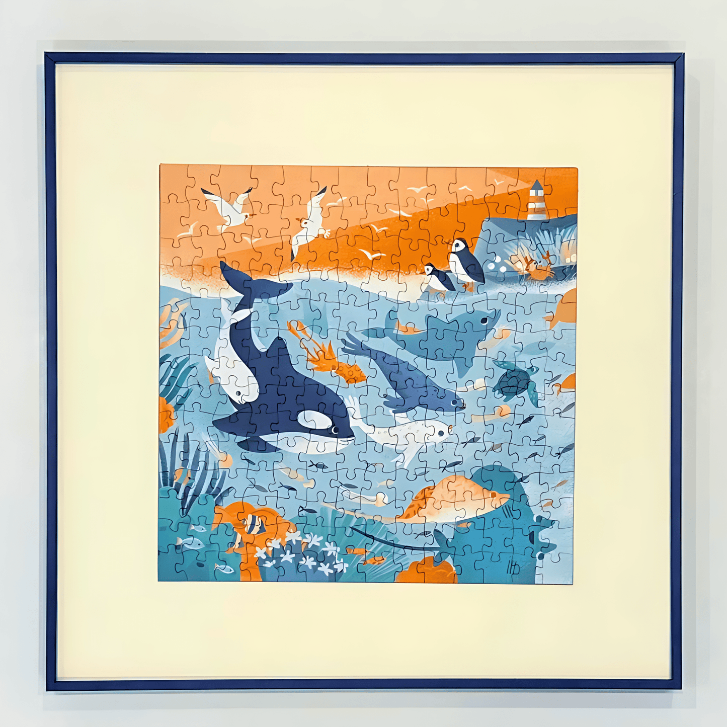 Azure Dreamland | Puffinkids | Tyvek Bag Mini Puzzle | Jigsaw Puzzle - Mystery Matrix