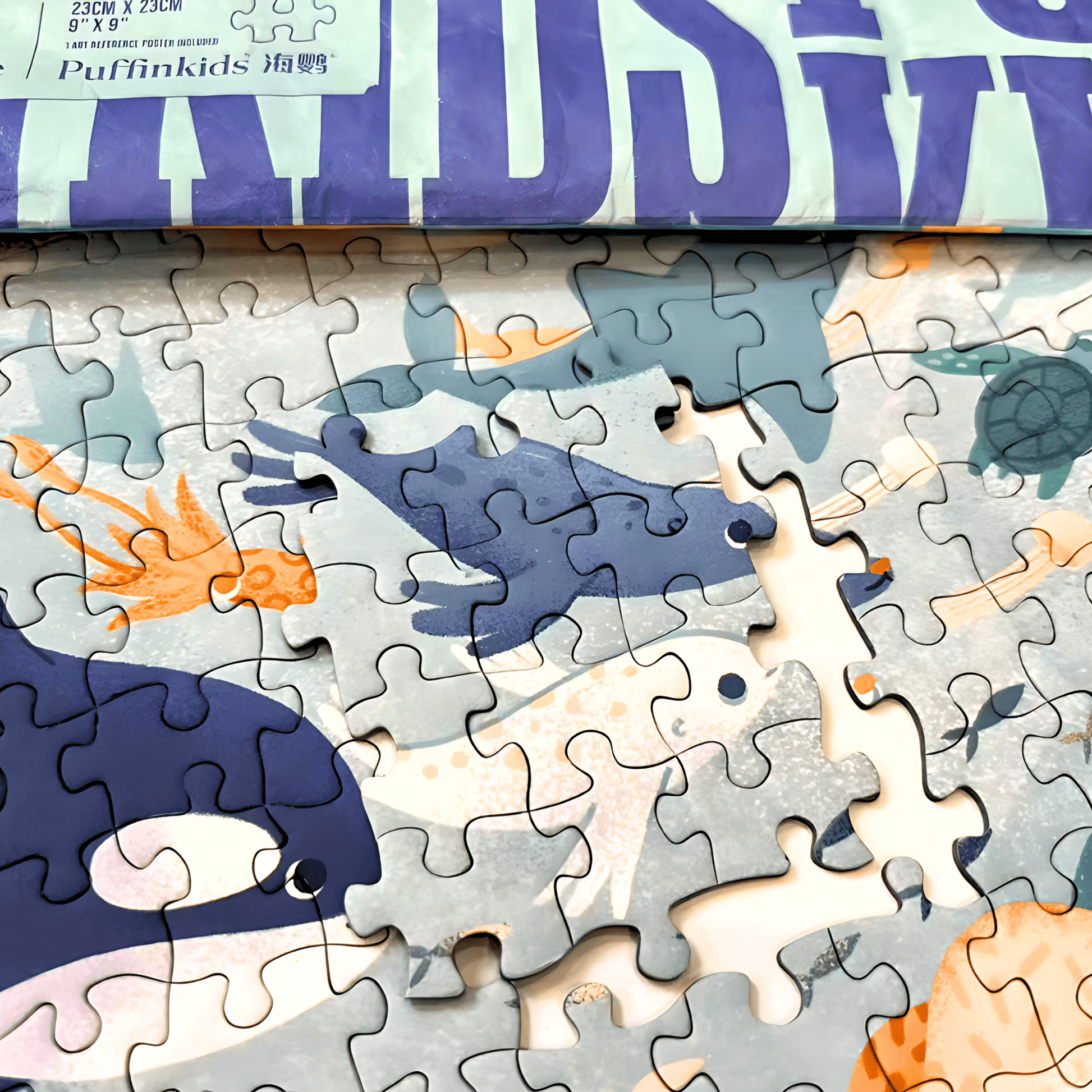 Azure Dreamland | Puffinkids | Tyvek Bag Mini Puzzle | Jigsaw Puzzle - Mystery Matrix
