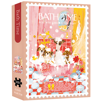 Bath Time | TKX | 500 Piece Puzzle | Jigsaw Puzzle - Mystery Matrix