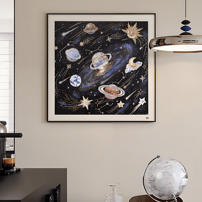 Beaded Embroidery: Starry Universe | TOI | 1024 Piece Puzzle | Jigsaw Puzzle - Mystery Matrix