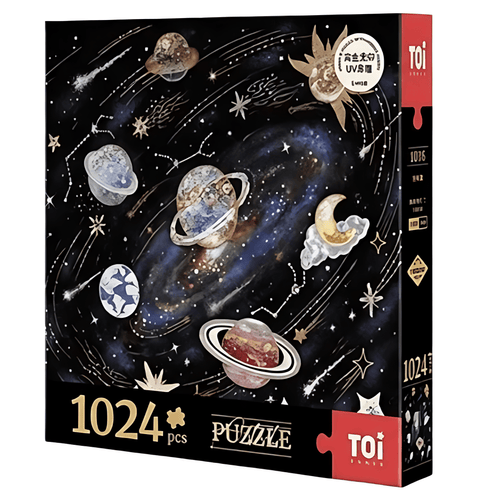 Beaded Embroidery: Starry Universe | TOI | 1024 Piece Puzzle | Jigsaw Puzzle - Mystery Matrix