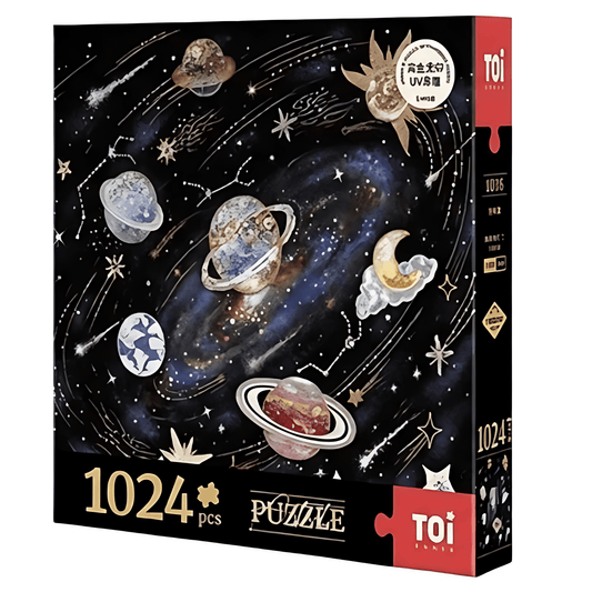 Beaded Embroidery: Starry Universe | TOI | 1024 Piece Puzzle | Jigsaw Puzzle - Mystery Matrix