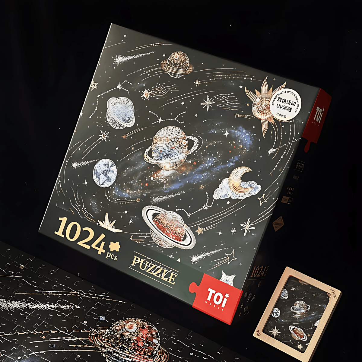 Beaded Embroidery: Starry Universe | TOI | 1024 Piece Puzzle | Jigsaw Puzzle - Mystery Matrix