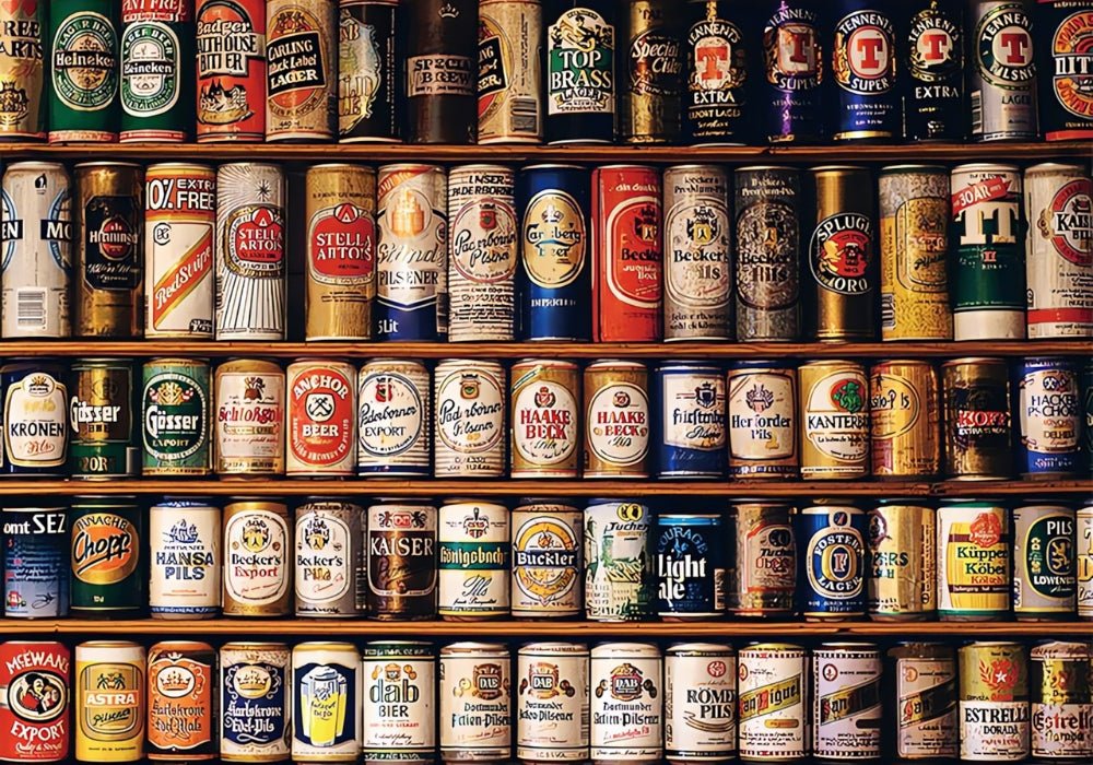 Beer Can | Botop | 1000 Piece Puzzle | Jigsaw Puzzle - Mystery Matrix