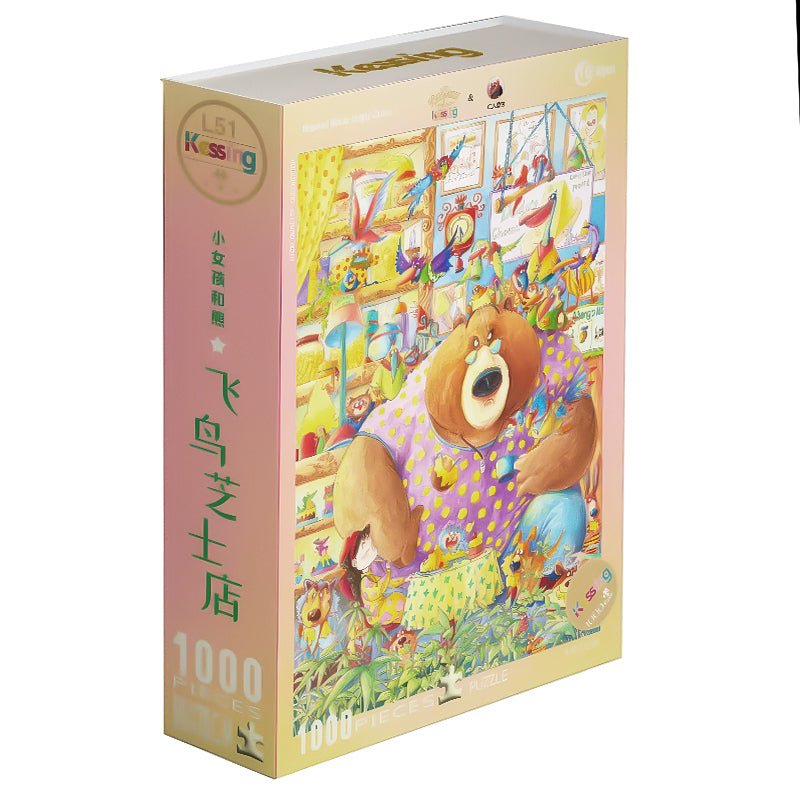 Birds and Cheese | Kessing | 1000 Piece Puzzle | Jigsaw Puzzle - Mystery Matrix