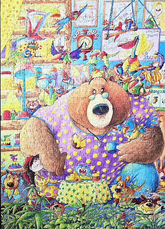 Birds and Cheese | Kessing | 1000 Piece Puzzle | Jigsaw Puzzle - Mystery Matrix