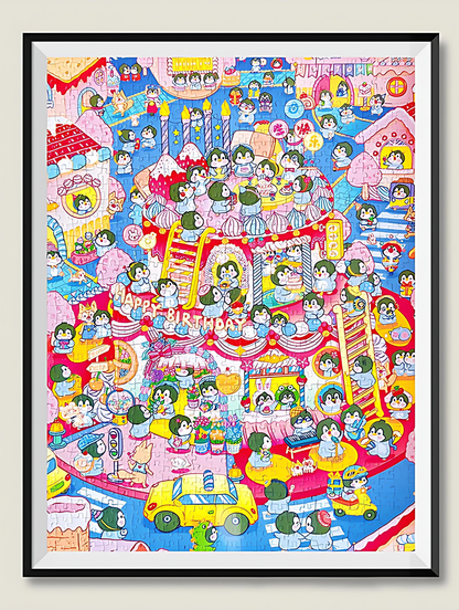 Birthday Party | Kessing | 500 Piece Puzzle | Jigsaw Puzzle - Mystery Matrix