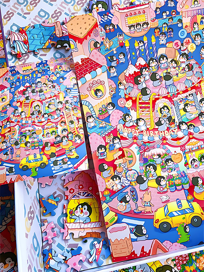 Birthday Party | Kessing | 500 Piece Puzzle | Jigsaw Puzzle - Mystery Matrix