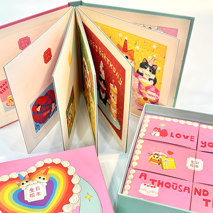 Birthday Storybook | Puffinkids | 6 in 1 Mini Puzzle Book Set | Jigsaw Puzzle - Mystery Matrix