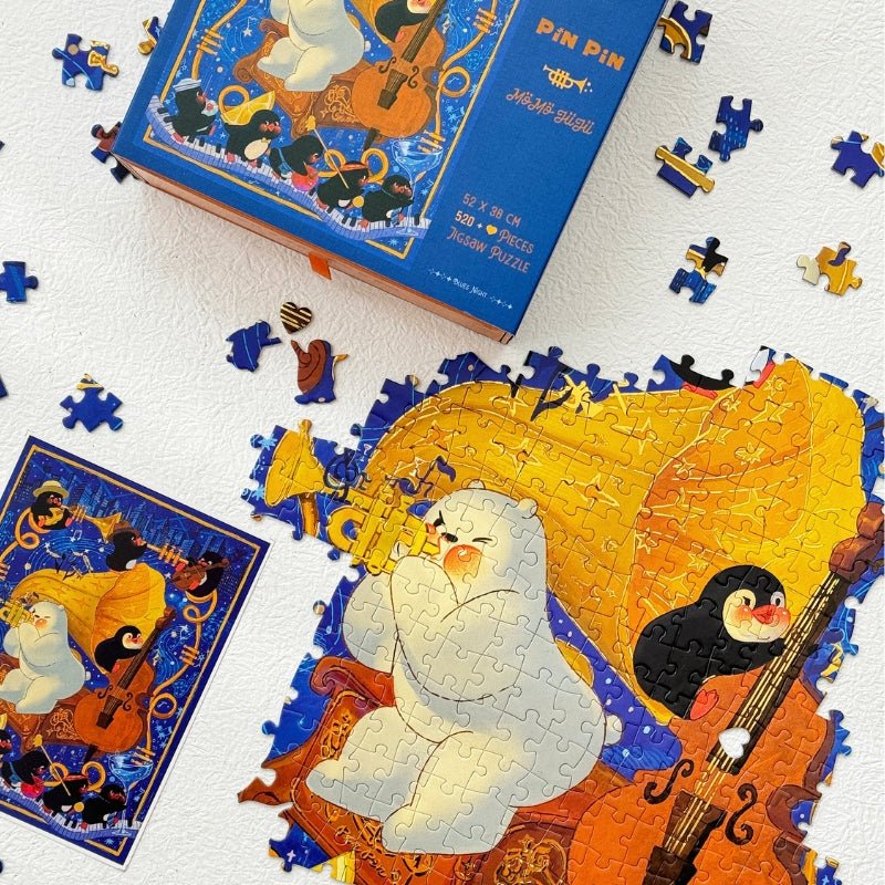 Blues Night | Pin Pin | 1000 Piece Puzzle | Jigsaw Puzzle - Mystery Matrix
