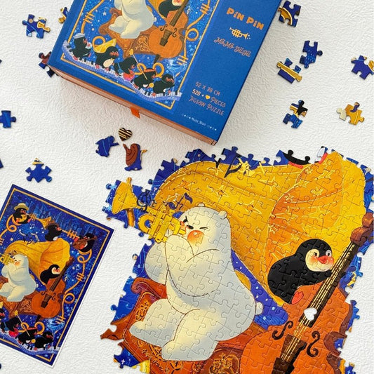 Blues Night | Pin Pin | 1000 Piece Puzzle | Jigsaw Puzzle - Mystery Matrix