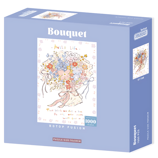 Bouquet | Botop Fusion | 1000 Piece Puzzle | Jigsaw Puzzle - Mystery Matrix