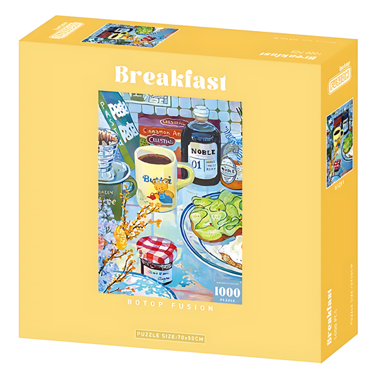 Breakfast | Botop Fusion | 1000 Piece Puzzle | Jigsaw Puzzle - Mystery Matrix
