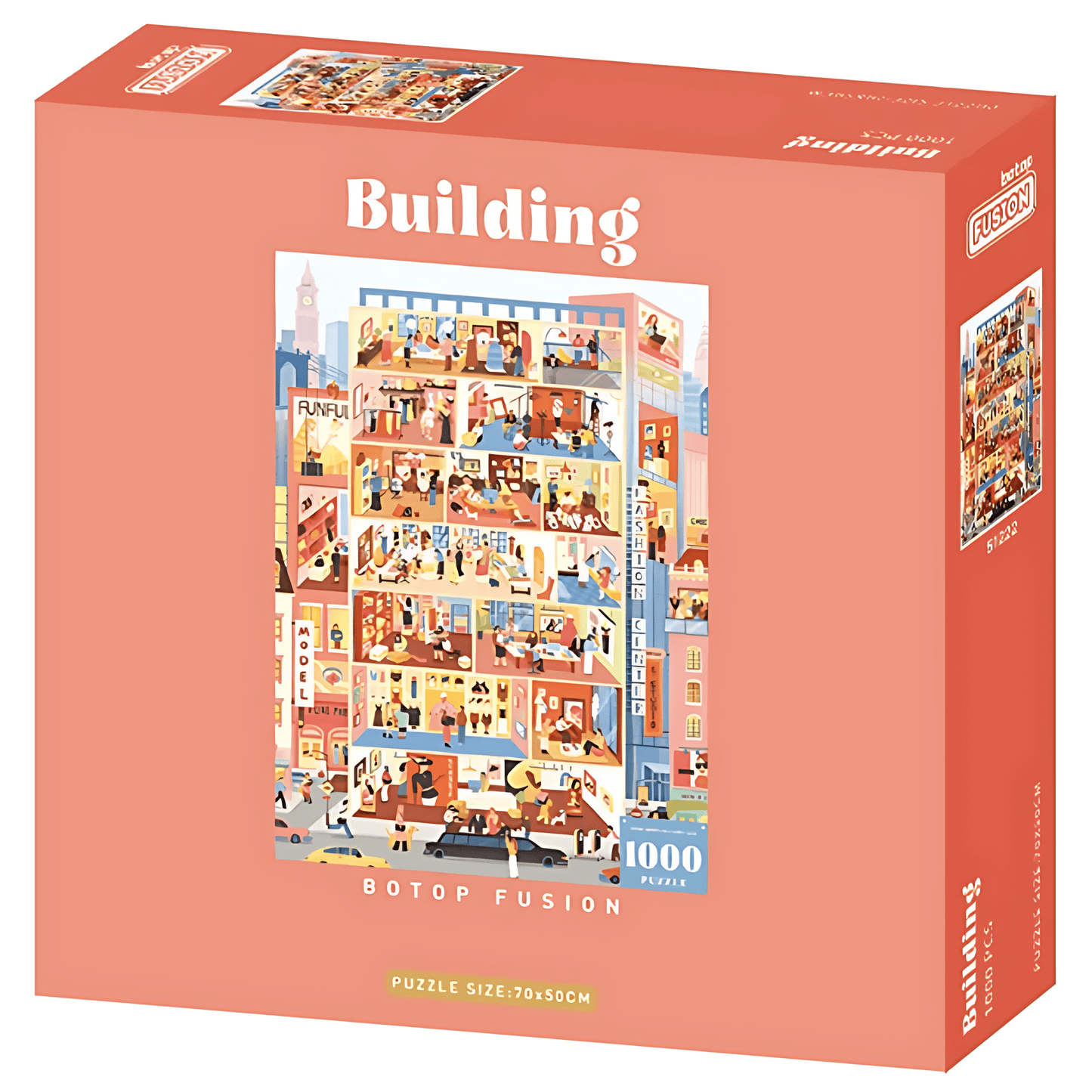 Building | Botop Fusion | 1000 Piece Puzzle | Jigsaw Puzzle - Mystery Matrix