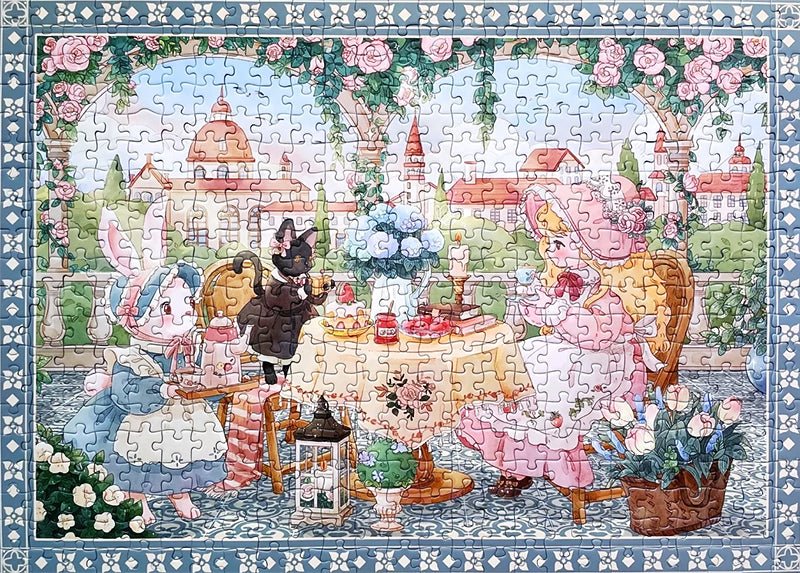 Bunny Tea Party | Kessing | 500 Piece Puzzle | Jigsaw Puzzle - Mystery Matrix