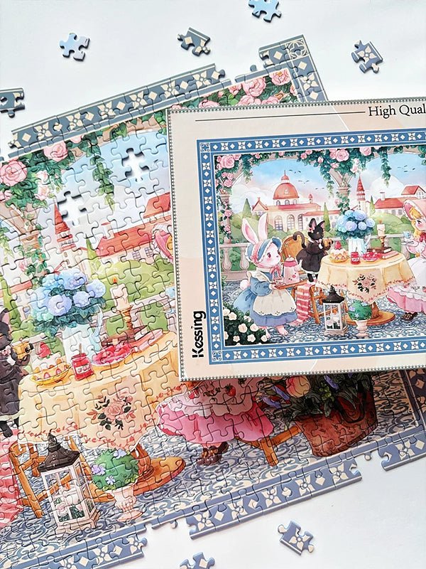 Bunny Tea Party | Kessing | 500 Piece Puzzle | Jigsaw Puzzle - Mystery Matrix