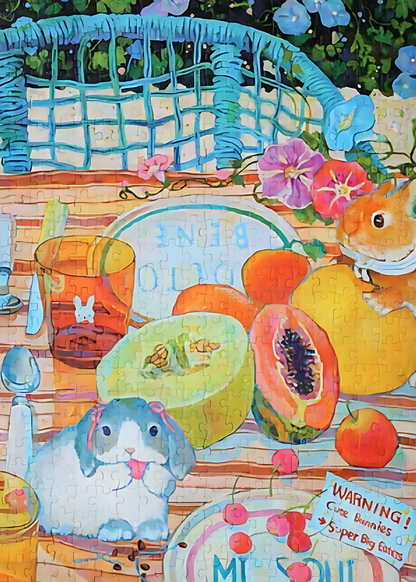 Bunny's Brunch | WEVE | 500 Piece Puzzle | Jigsaw Puzzle - Mystery Matrix