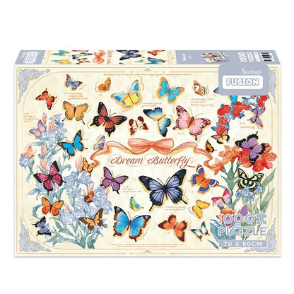 Butterfly | Botop | 1000 Piece Puzzle | Jigsaw Puzzle - Mystery Matrix
