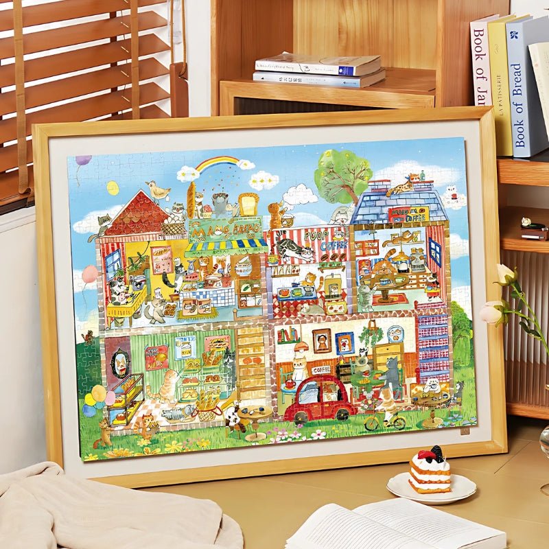 Café Paws & Whiskers | TOI | 1000 Piece Puzzle | Jigsaw Puzzle - Mystery Matrix