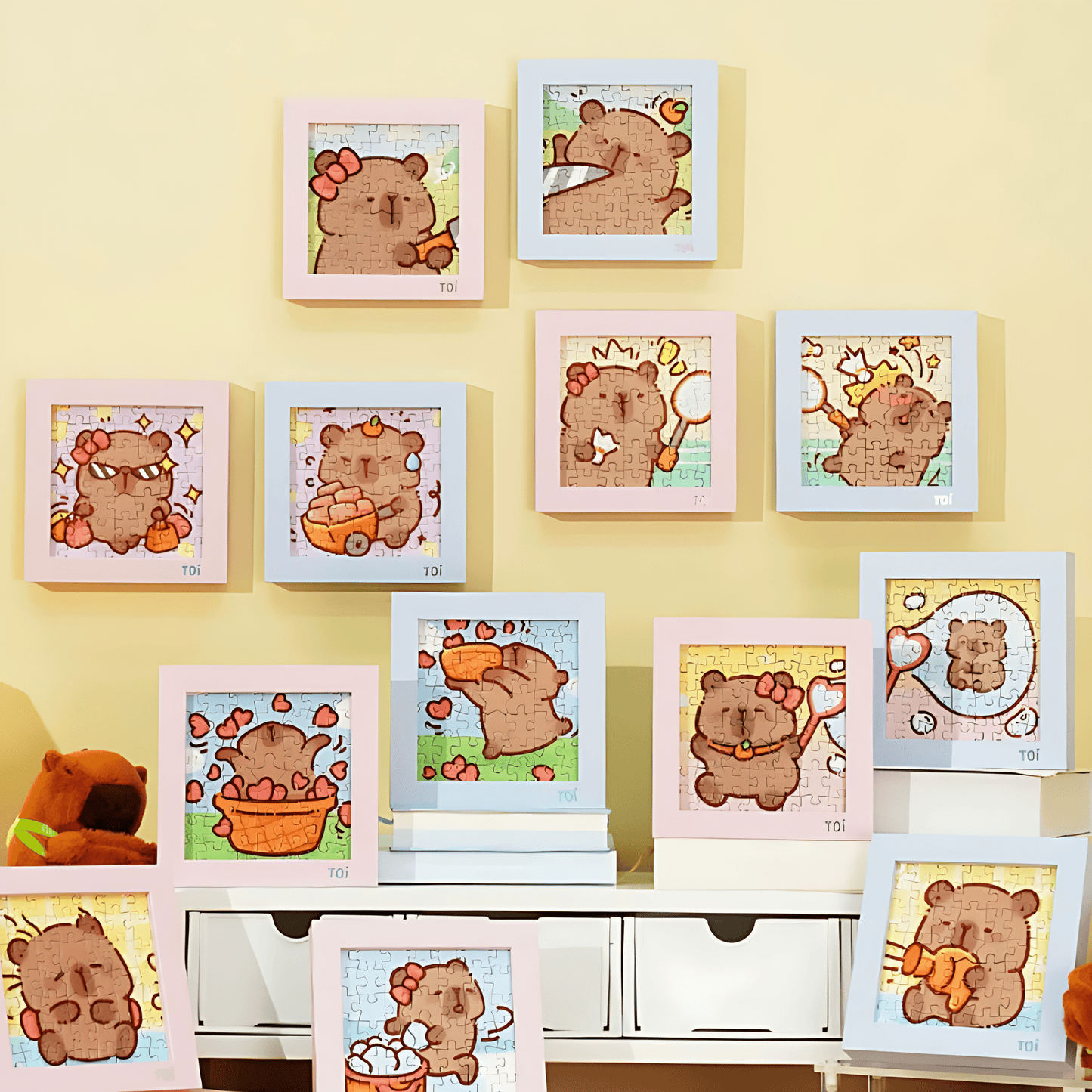 Capybara - Surprise Puzzle Box with Frame | TOI | Mini Puzzle | Jigsaw Puzzle - Mystery Matrix