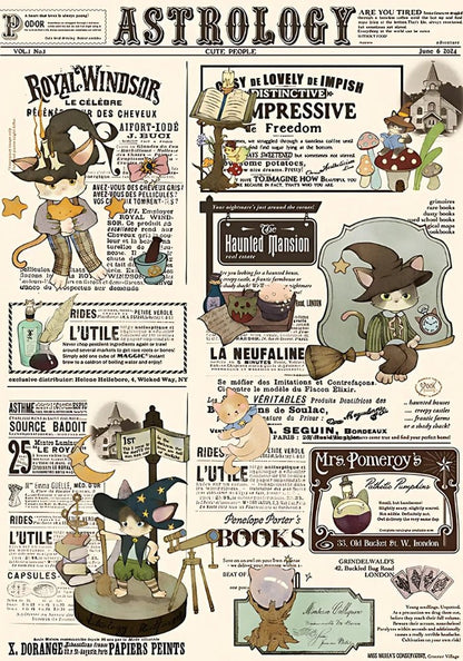 Cat Astrology | TKX | 1000 Piece Puzzle | Jigsaw Puzzle - Mystery Matrix