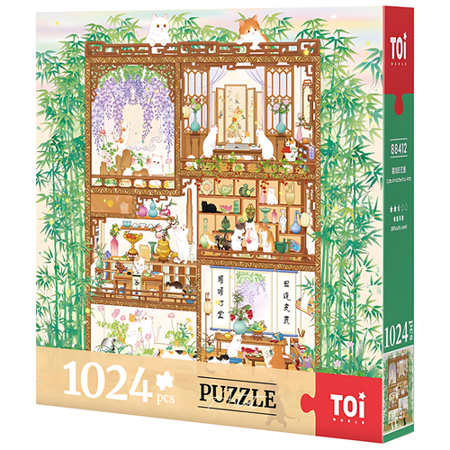 Cats Amid the Four Arts | TOI | 1024 Piece Puzzle | Jigsaw Puzzle - Mystery Matrix
