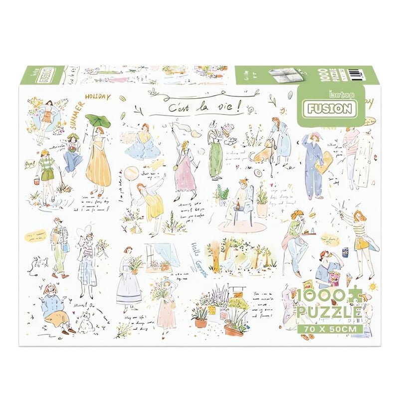 C'est La Vie | Botop | 1000 Piece Puzzle | Jigsaw Puzzle - Mystery Matrix