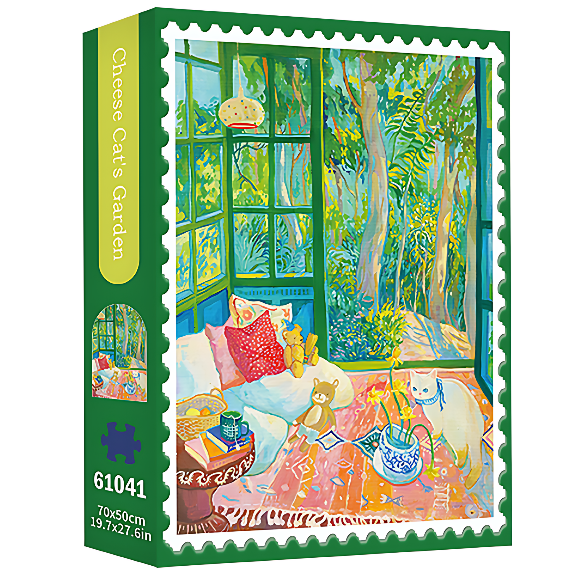 Cheese Cat's Garden | TKX | 1000 Piece Puzzle | Jigsaw Puzzle - Mystery Matrix