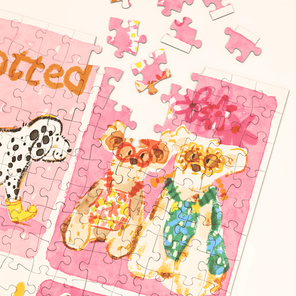 Chic Pups | Puffinkids | 500 Piece Puzzle | Jigsaw Puzzle - Mystery Matrix