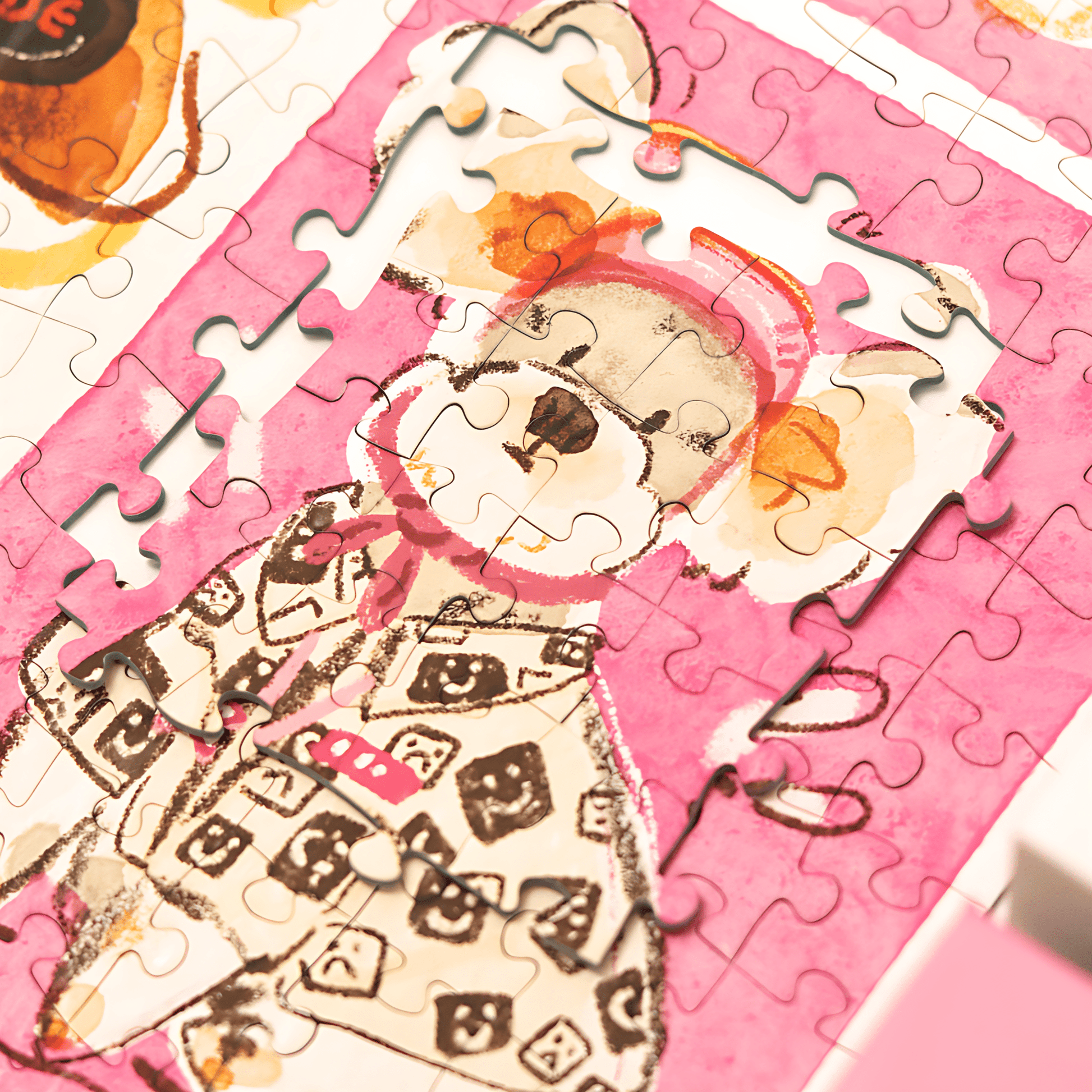 Chic Pups | Puffinkids | 500 Piece Puzzle | Jigsaw Puzzle - Mystery Matrix