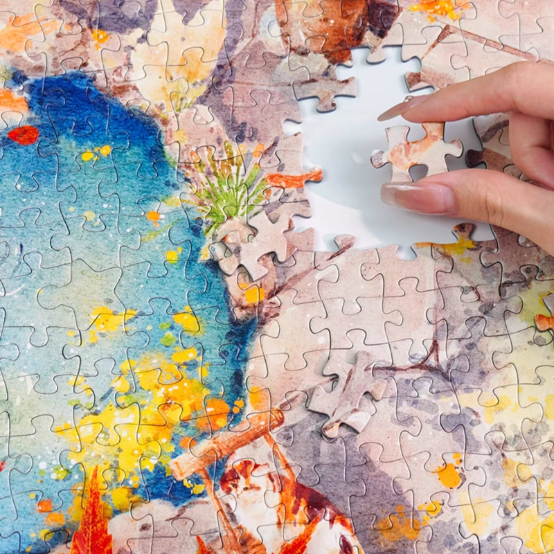 Chinese Aesthetic Series – Golden Autumn Retreat | TOI | 1000 Piece Puzzle | Jigsaw Puzzle - Mystery Matrix