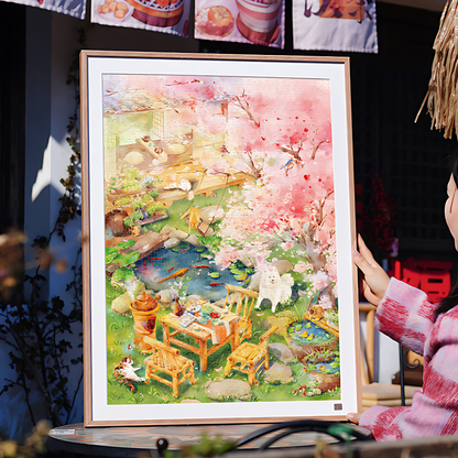 Chinese Aesthetic Series – Springtime in Full Bloom | TOI | 1000 Piece Puzzle | Jigsaw Puzzle - Mystery Matrix