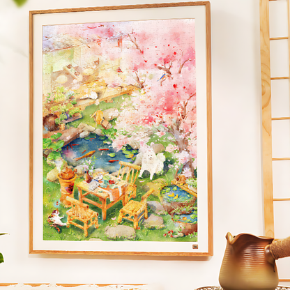 Chinese Aesthetic Series – Springtime in Full Bloom | TOI | 1000 Piece Puzzle | Jigsaw Puzzle - Mystery Matrix